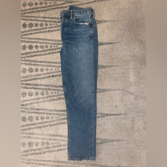 AGOLDE Riley High Rise Straight Crop in Frequency Jeans Size 25 - Picture 10 of 10